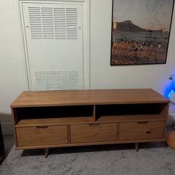 Mid-Century style Wood Media Console/ Tv Stand
