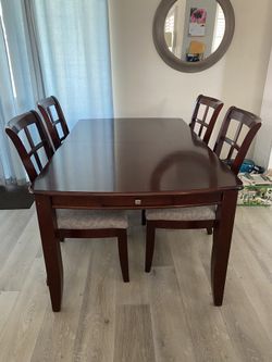 Real wood table