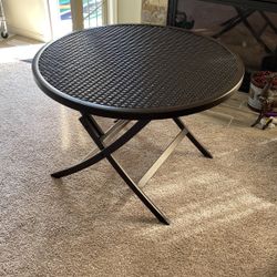 Wicker Patio Table