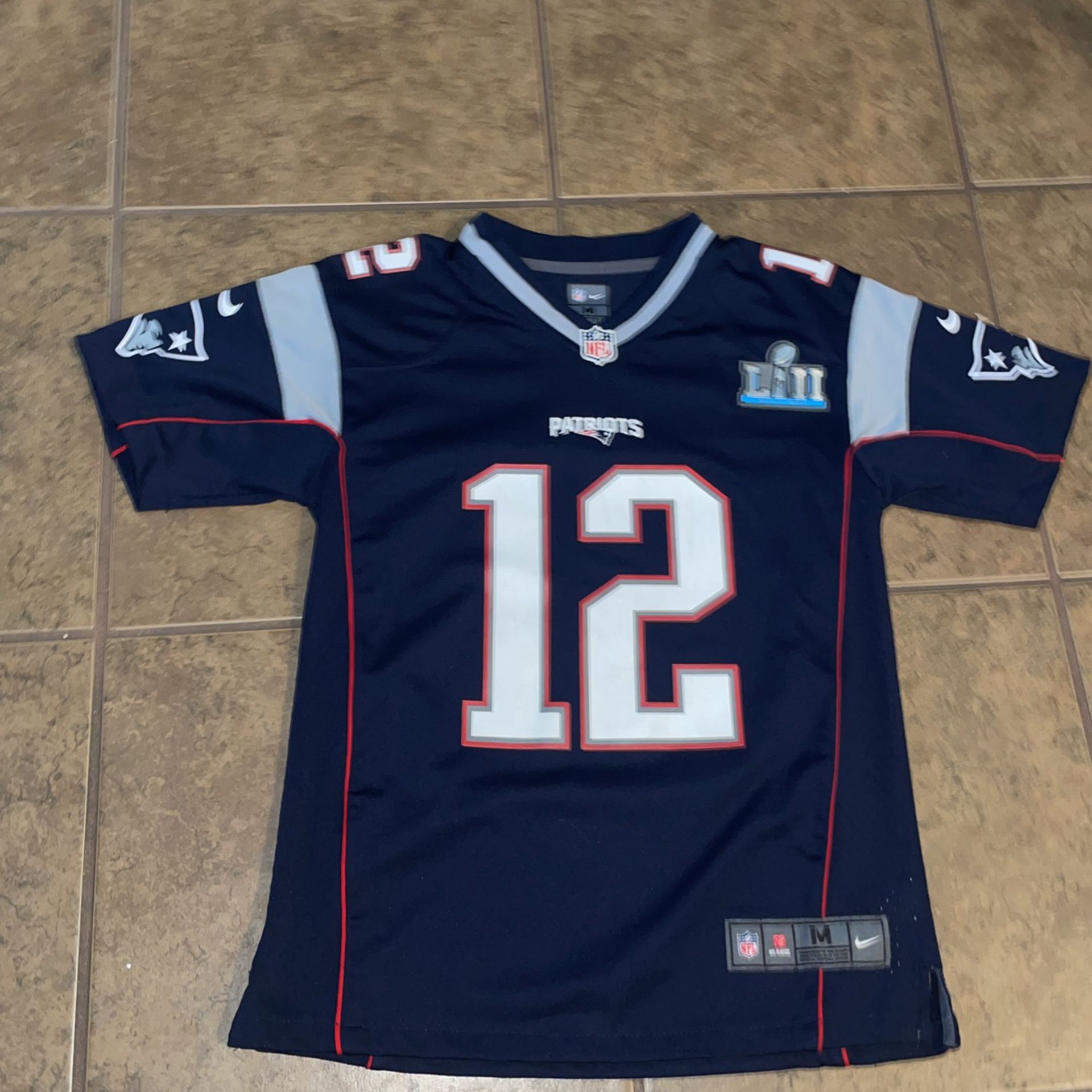 Tom Brady Super Bowl LII Jersey (Boys M)