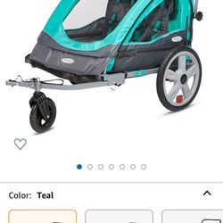 Instep Quick-N-EZ Double Tow Behind Bike Trailer