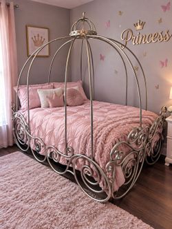 Disney Princess Carriage Canopy Bed Frame