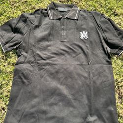 Amiri Black Collar Shirt 