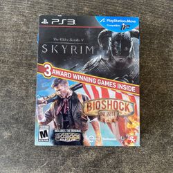 The Elder Scrolls V Skyrim & BioShock Infinite - Sony PlayStation PS3