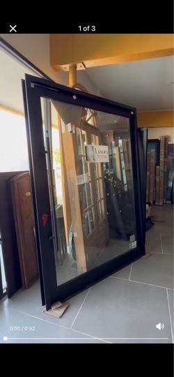 Pivote glass self closing doors 56x101 -12- available