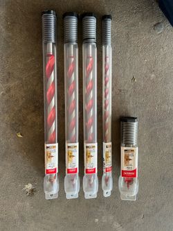 Diablo auger bits total 5 peas