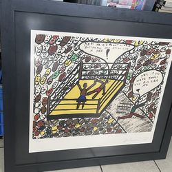 Muhammad Ali Original Artwork “ Sting Like A Bee” Signed Silkscreen Numbered 1979