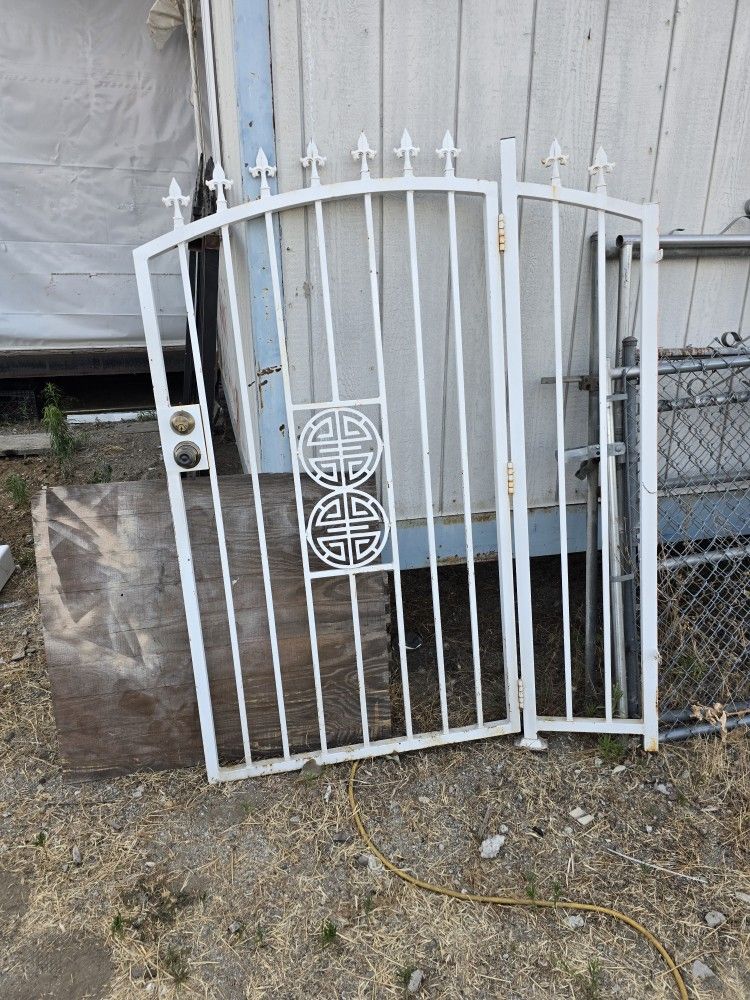 Wrought Iron Fence Gate Puerta de Metal