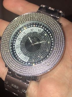 Men’s Real Diamond Watch Heavy Ying Yang Face