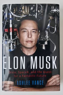 Elon Musk by Ashlee Vance Hardcover Book