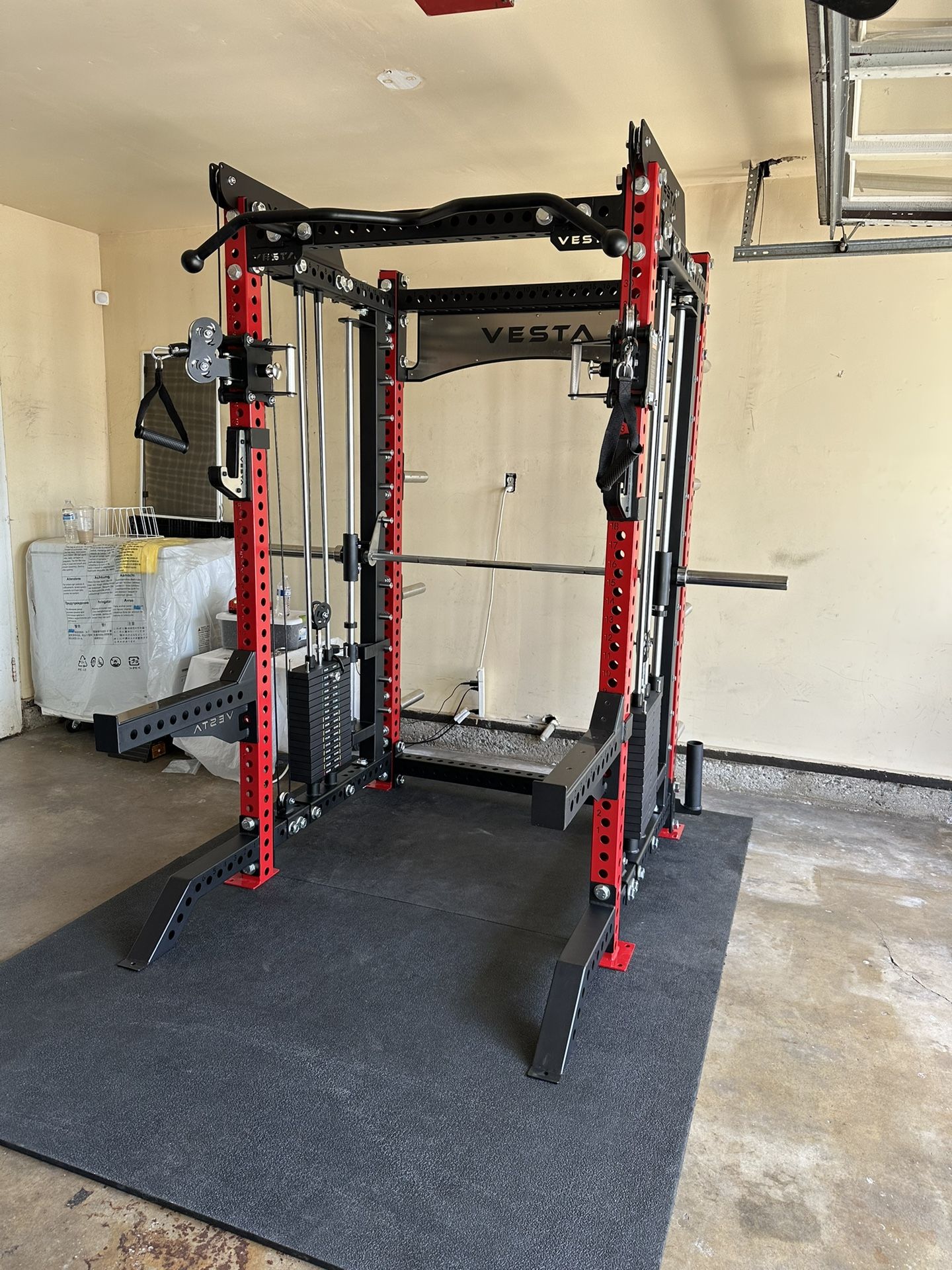 Vesta Fitness PRO SERIES Ultimate Half Rack Functional Trainer w