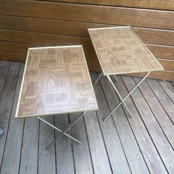 Vintage Mid Century Tables. 