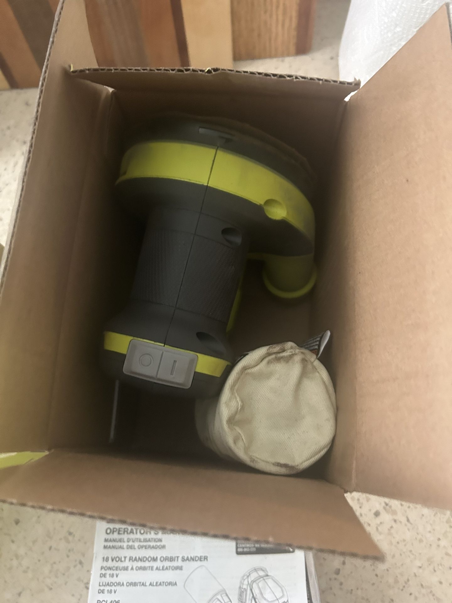 Ryobi 18V 5” Random Orbit Sander