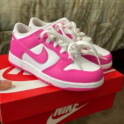Pink And White Nike Dunks Low