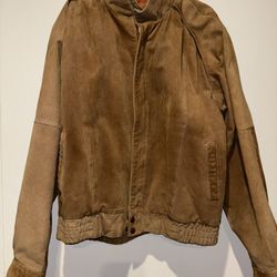 Men’s Medium Suede Pierre Cardin Leather Jacket 