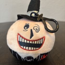 Nightmare before Christmas Plush Bag Clip Mayor Colorful Two Faces Sad Happy