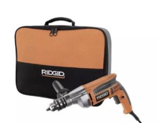 NEW!! RIDGID 8 Amp Corded 1/2 in. Heavy-Duty Variable Speed Reversible Drill