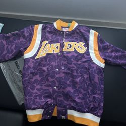 Bape Lakers Jacket Size Medium 