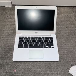 Red Asus Chromebook
