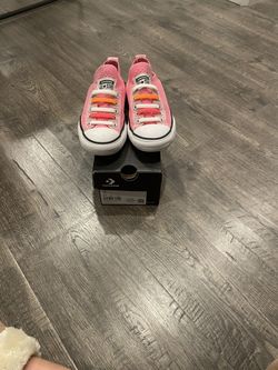 Little Girls Pink Converse Size 13 