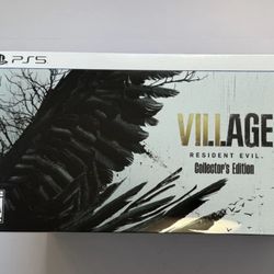 Resident Evil 8 Village RE Biohazard Collectors Edition PS5 PlayStation 5