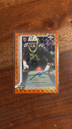 Melvin Banks signature 13/25 tops crime card