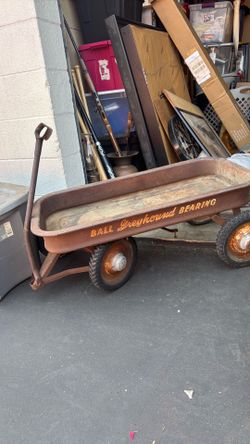 Antique steel wagon
