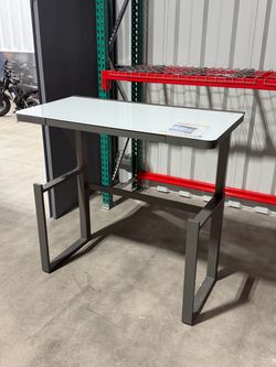 Glass Top Electric Standing desk Costco 47” Height Adjustable desk