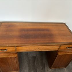 Art Deco Mahogany Desk