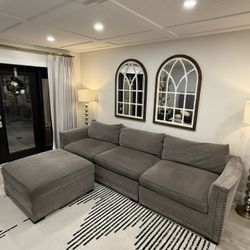 Haverty’s Modular Sofa w/ Storage Ottoman