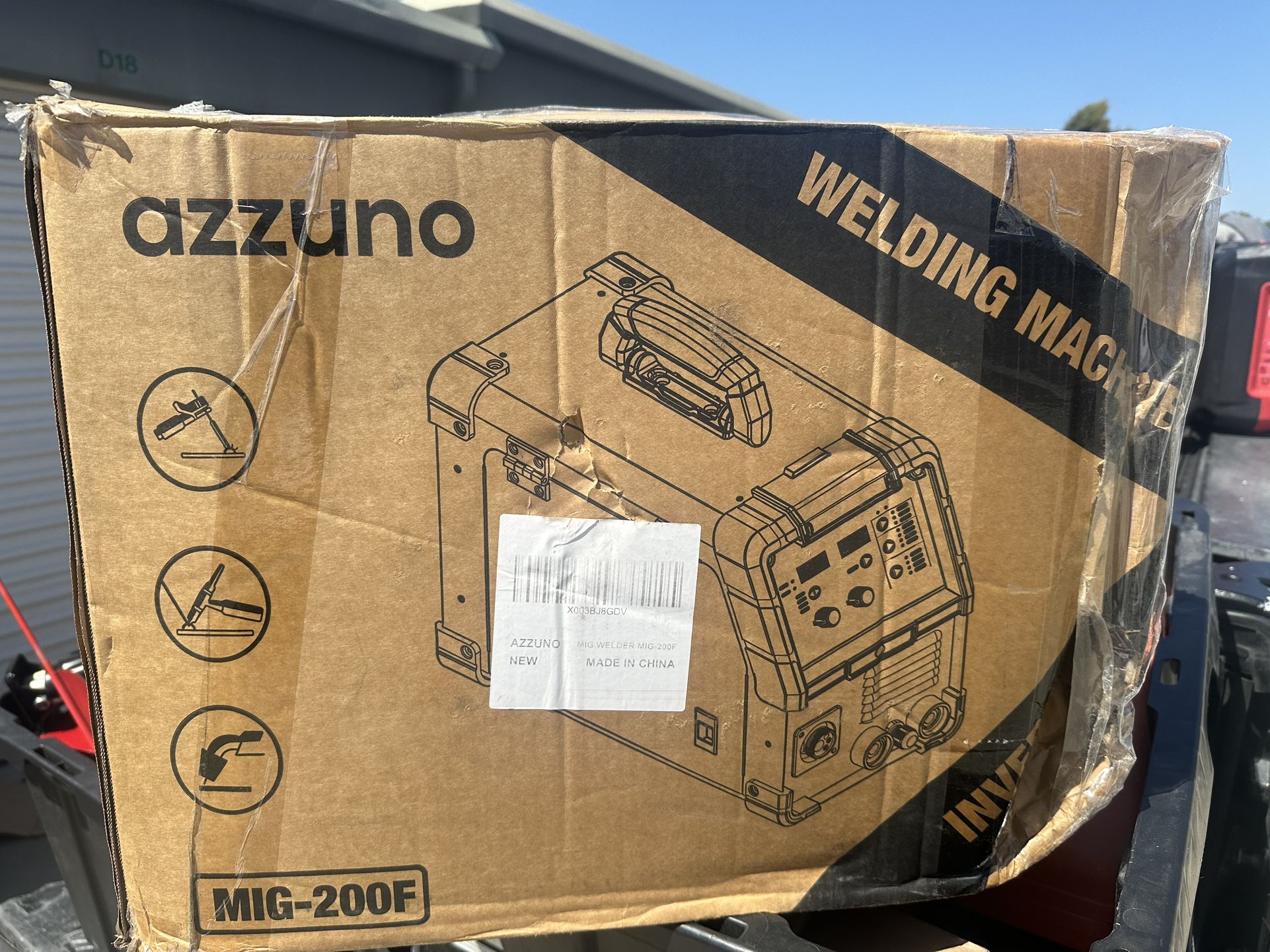 Azzuno MIG-200F welder