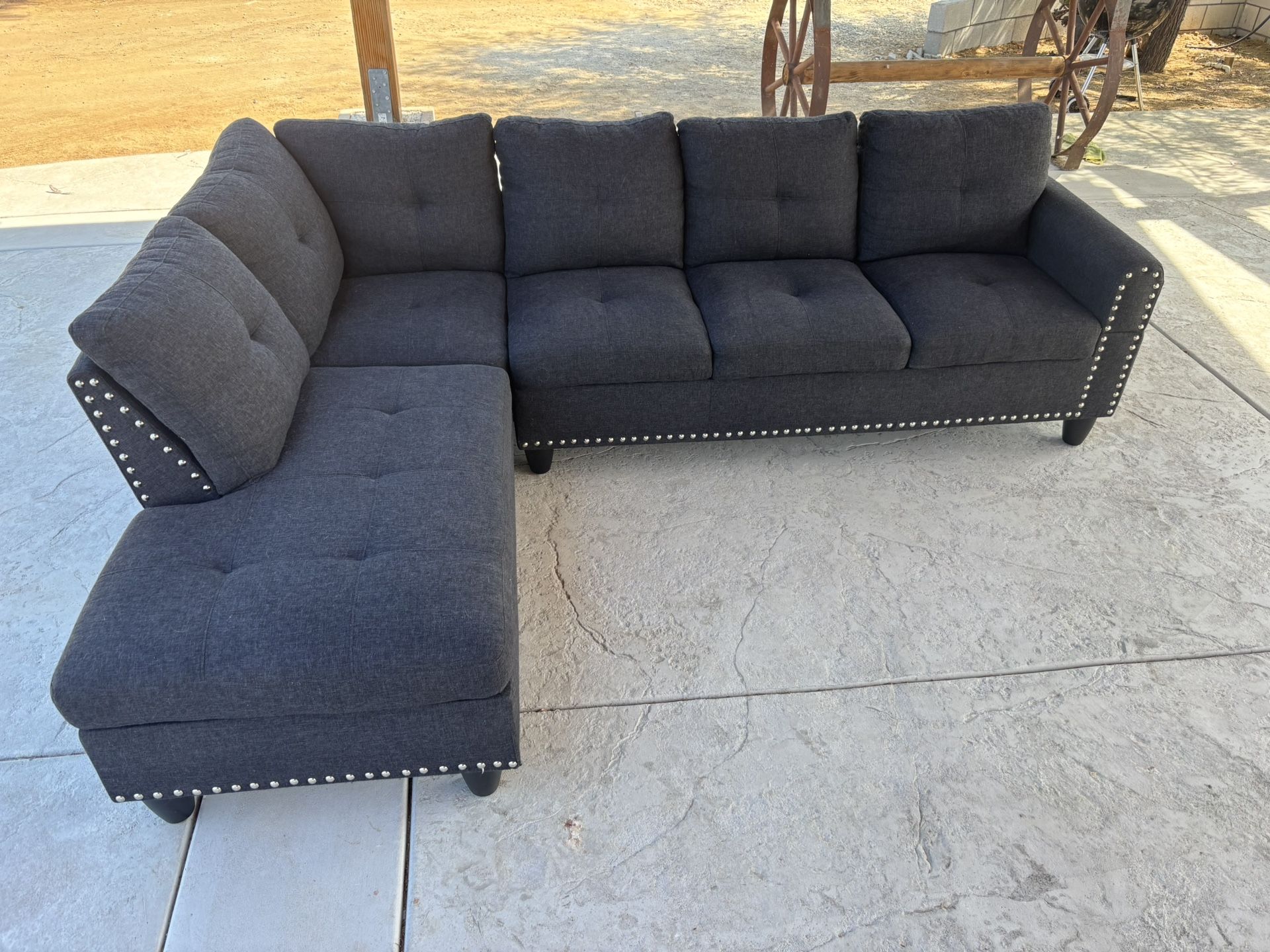 Dark Grey Sectional