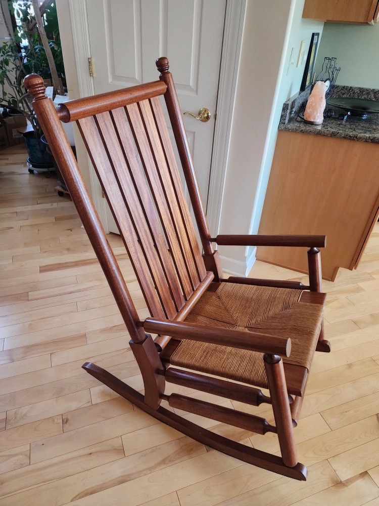 Vintage wood  rocking chair