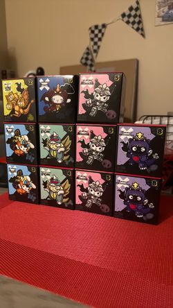 McDonalds Hello Kitty x Godzilla Box Figures