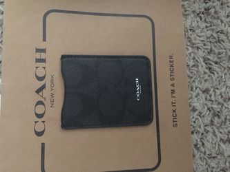 Coach Card holder for cell phone