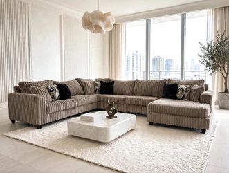 OVERSIZED COCOA SECTIONAL 😱🚛🤓😎🥰🔥❤️