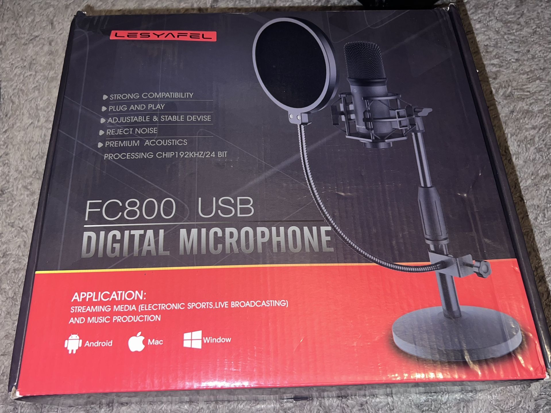 Lesyafel FC800 USB Digital Microphone