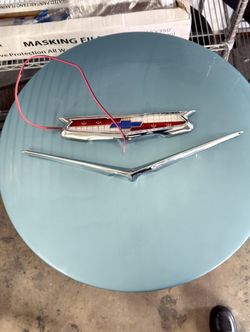 Custom57  Chevy Belair Emblem Light 