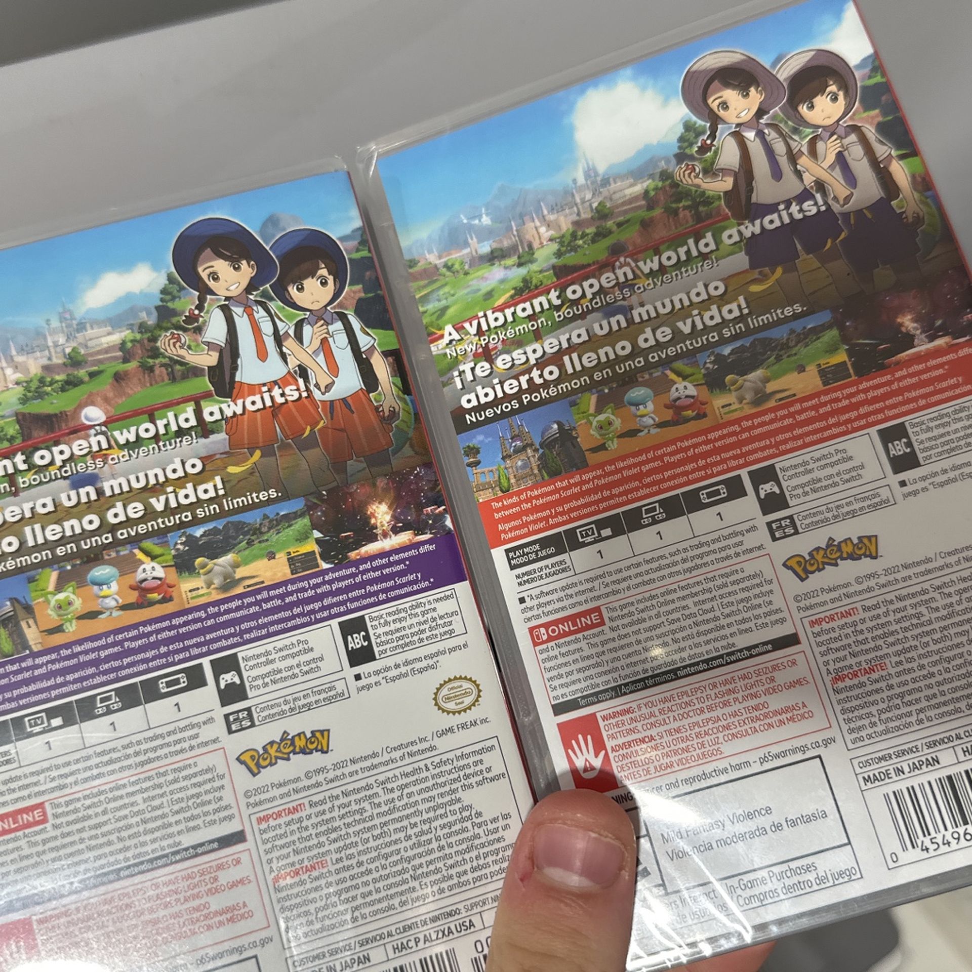 Pokémon Scarlet Pokémon Violet Brand New Nitendo Switch