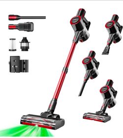 🔥new inbox🔥Cordless Vacuum Cleaner 35Kpa Powerful Suction Wide Green Headlight Vacuum Cleaner