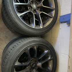 4 NICE SCAT PACK RIMS 20”s