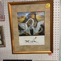 Salvador Dali; BACCHANALE Les Ballets Russes De Monte Carlo - Print Professionally Framed 22x28