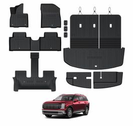 Nissan 3-Row All-Weather Rubber Floor Mat Set