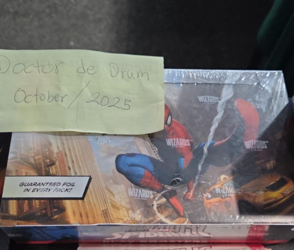 MTG Marvel Spiderman Play Booster Display