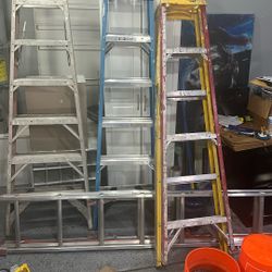 4 Ladders Selling As A Set  Werner 