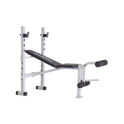 Weider Platinum Standard Weight Bench with Fixed Uprights and Integrated Leg Developer