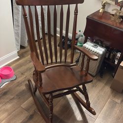 Rocking Chair Cherry Solid Wood 