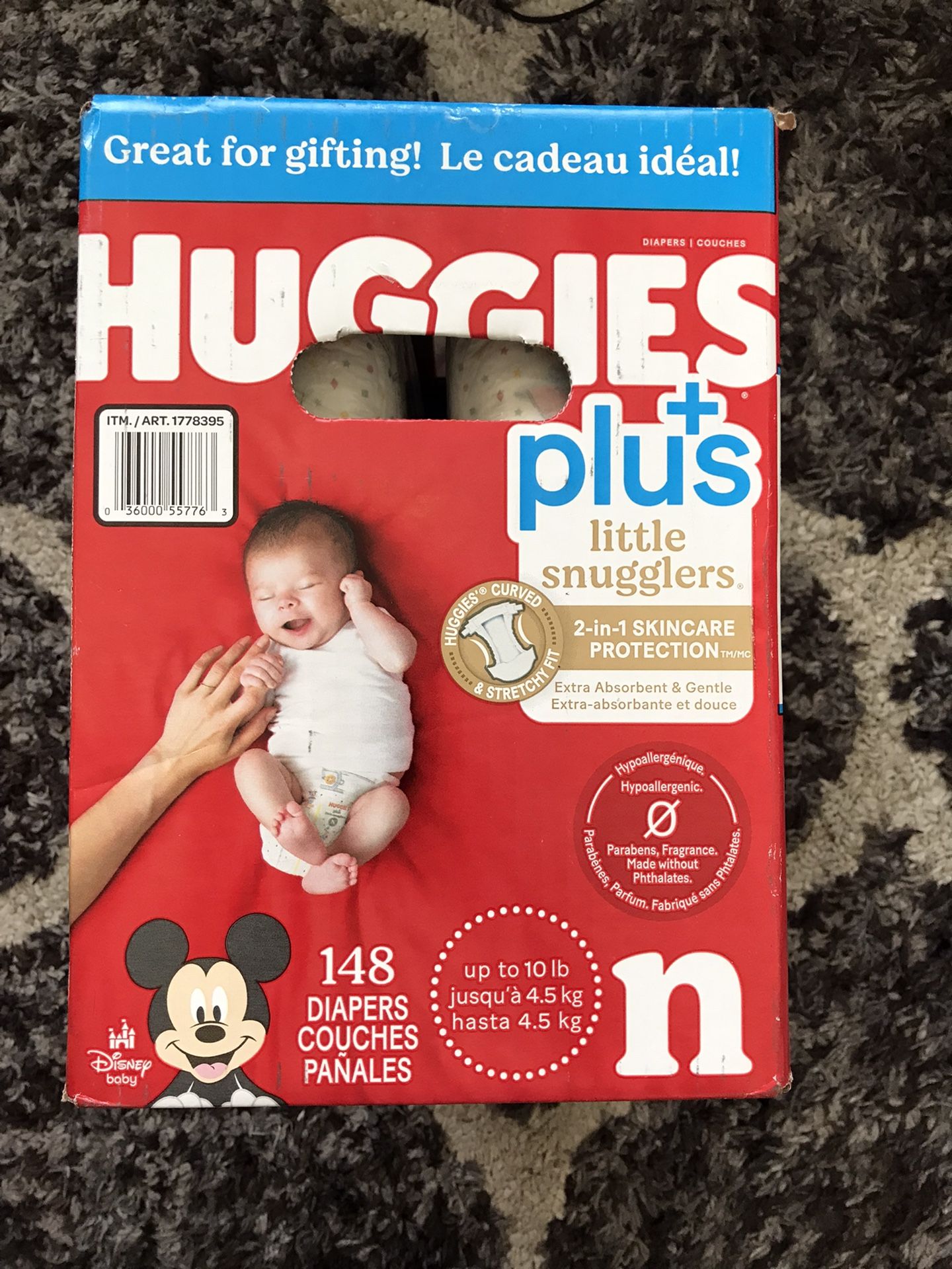 Huggies New Born 148 Diapers