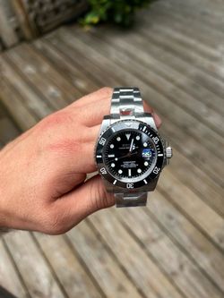 Custom Seiko. SeikoMod Submariner Black