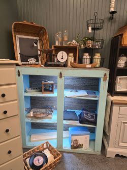 Farmhouse Distressed Wood Cabinet / Storage